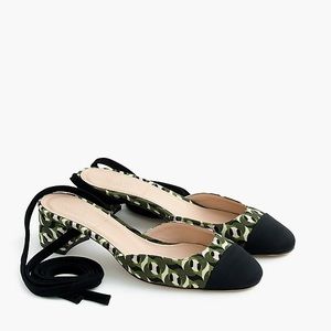 NWT. Jcrew Collection Ankle-wrap Heels